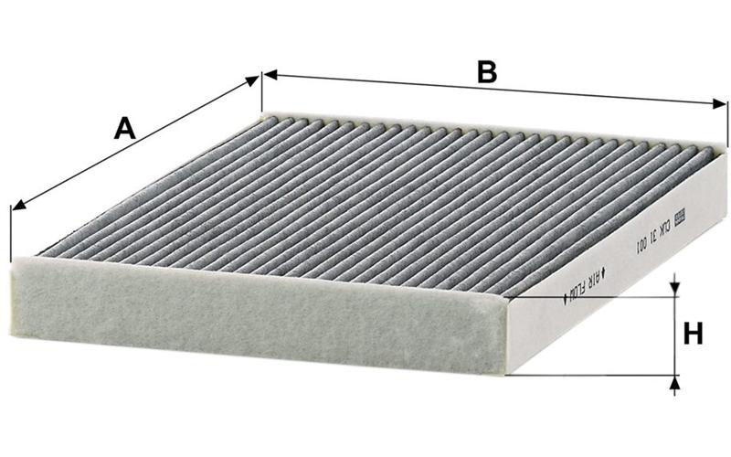 Cabin Air Filter Volvo FH / FM / Renault C / K / T