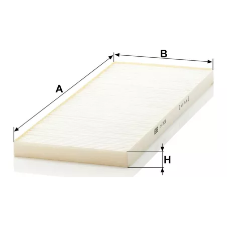 Cabin Air Filter Mercedes Setra