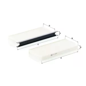Cabin Air Filter Mercedes / Nissan Nv400 / Opel Movano / Renault Master