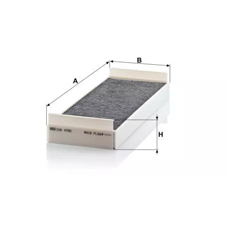 Cabin Air Filter MAN TGA / TGL / TGM / TGS / TGS