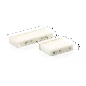 Cabin Air Filter DAF Xd / XF / XG