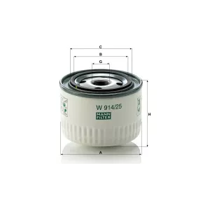 Filtro Hidráulico de Transmisión Renault C / D / Magnum / Major / Premium
