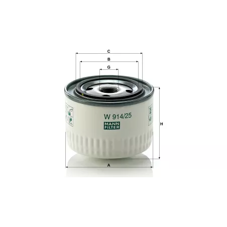 Filtro Hidráulico de Transmisión Renault C / D / Magnum / Major / Premium