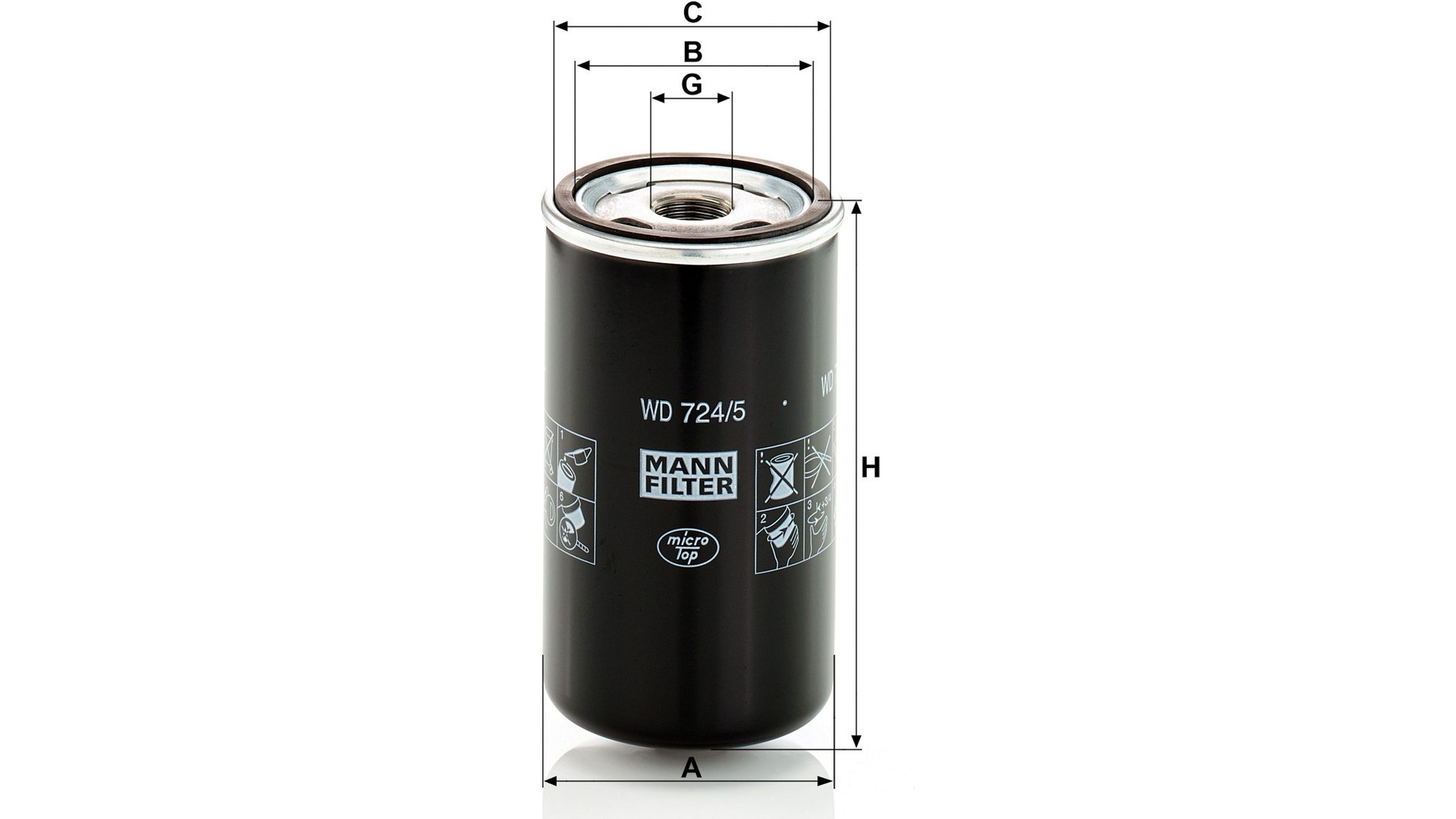 Hydraulikfilter New Holland / Massey Ferguson