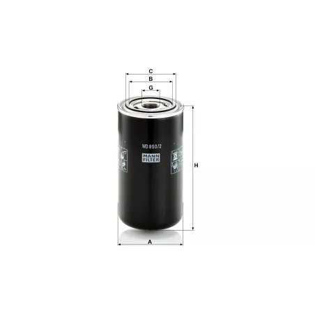 Hydraulic Filter Deutz-fahr / Claas / Fendt / John Deere / Landini / Massey Ferguson / New Holland