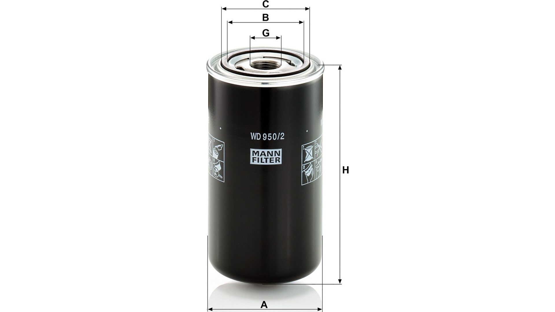 Hydraulic Filter Deutz-fahr / Claas / Fendt / John Deere / Landini / Massey Ferguson / New Holland