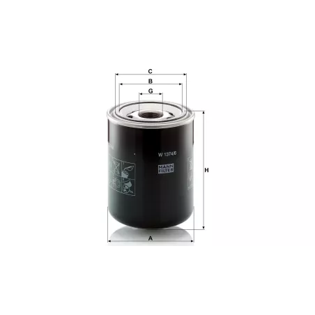 Hydraulikfilter Deutz