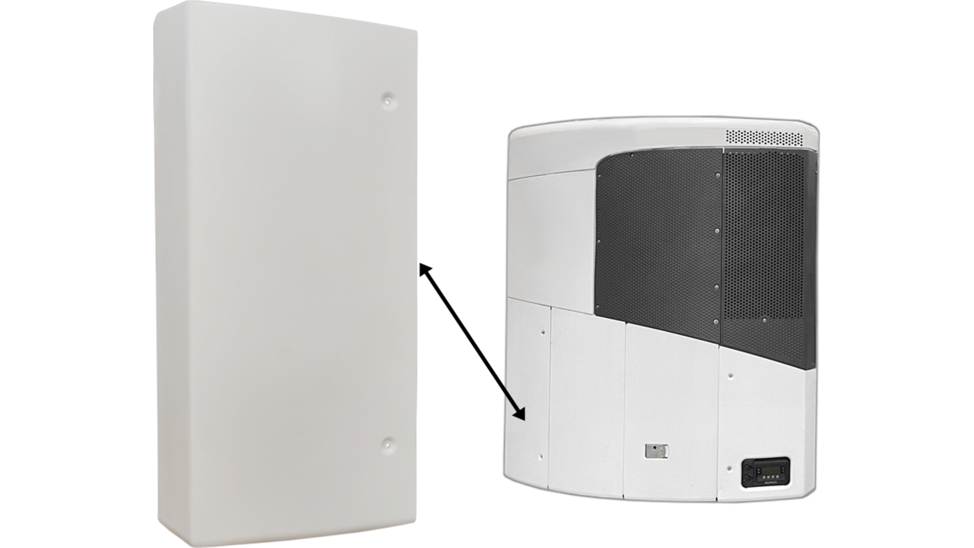 Kühlaggregat Thermo King SLX Äusseres Gehäusepanel Unten Rechts