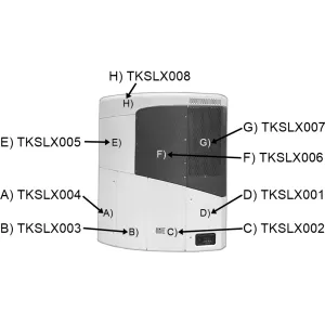 Unidad FrigorÍfica Thermo King SLX Cubierta Interior Inferior Dch