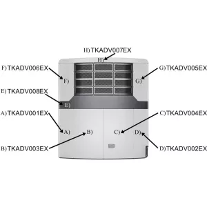 Sección Superior Panel Izquierdo para Grupo Frigorifico TK Advancer