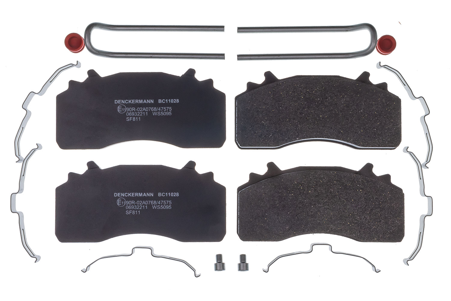 Bremsbeläge Vorne / Hinten Mercedes Actros MP4 MP5, Arocs, Antos, Econic