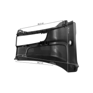 Scania P / G / R / S (2017-) Next Gen Bumper Corner RH (Low, Plastic)
