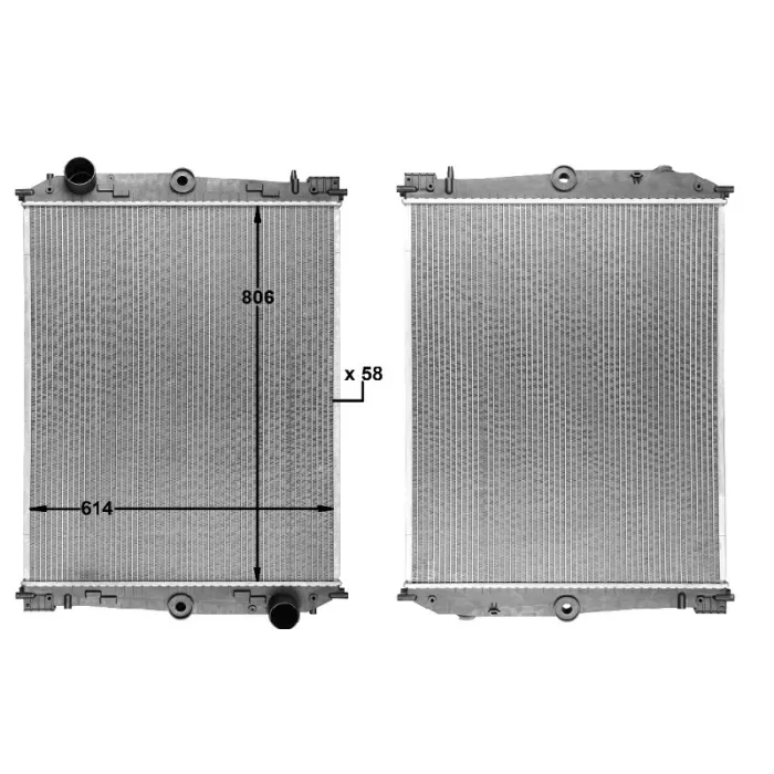 DAF CF92 (1992-2002) Water Radiator (Complete)