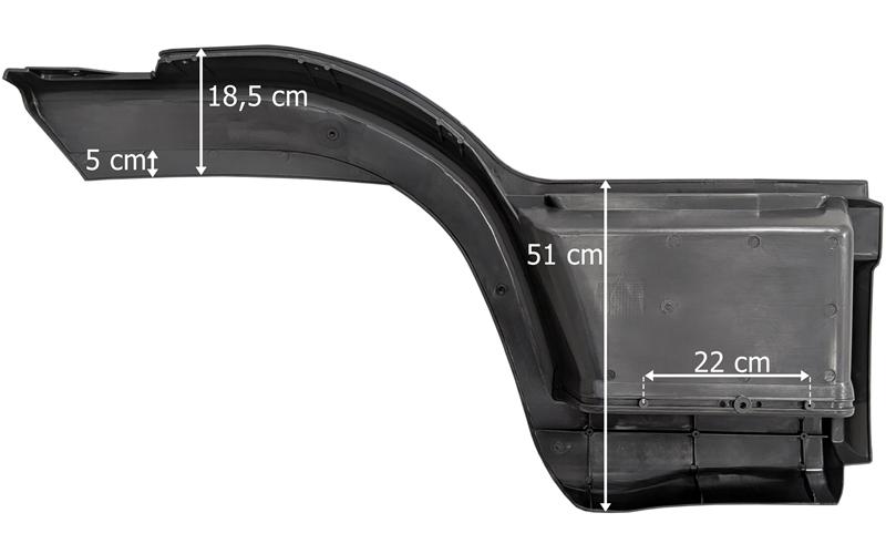 Iveco Eurocargo II Tector 75 Marchepied Gauche (Plastique)