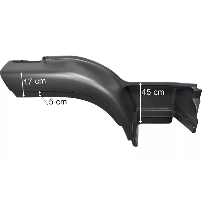 Iveco Eurocargo 180 (2000-2008) Marchepied Supérieur Avec Extrémité Large Droit