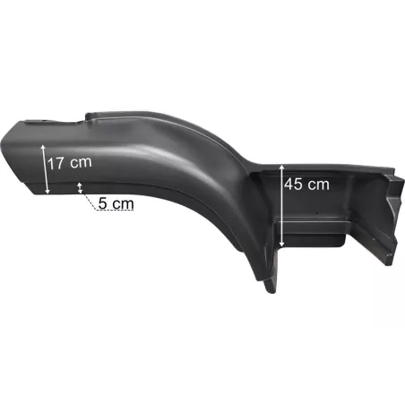 Iveco Eurocargo 180 (2000-2008) Marchepied Supérieur Avec Extrémité Large Droit