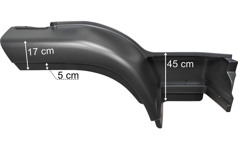 Iveco Eurocargo 180 (2000-2008) Marchepied Supérieur Avec Extrémité Large Droit