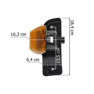 Iveco Trakker / Stralis Lampa Kierunkowskazu Boczna Prawa (Mocowana W Zderzaku)