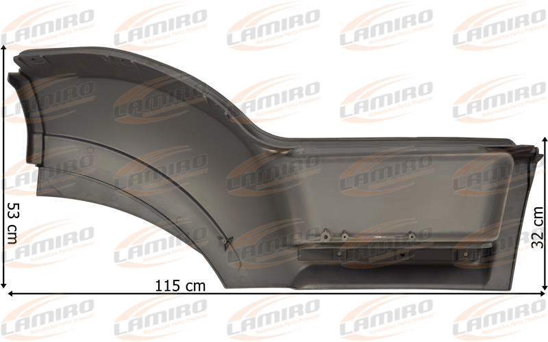 Iveco Stralis Upper Step LH With Wide Edge