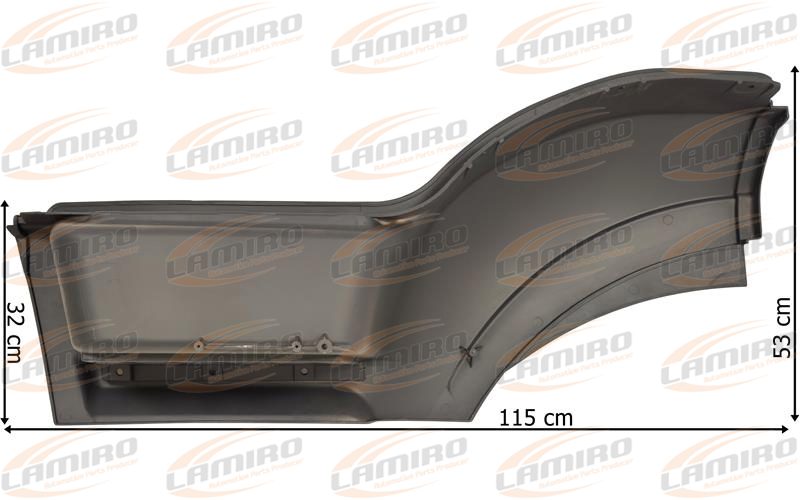 Iveco Stralis Marchepied Supérieur Avec Extrémité Large Droit
