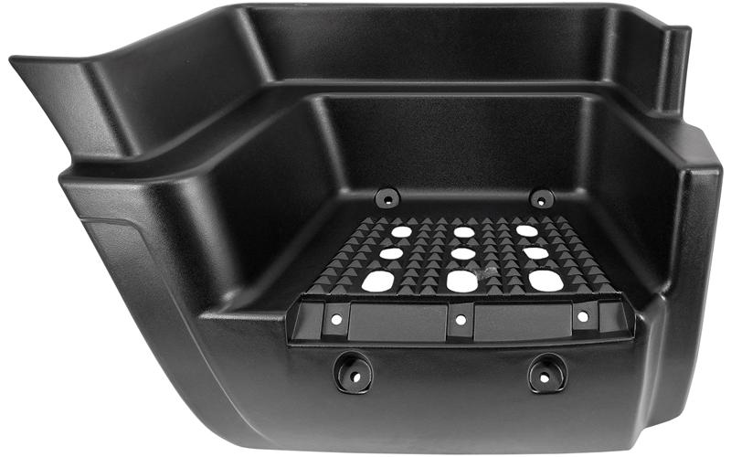 Iveco Eurotrakker (2007-) Caja de Escalón Derecha (Negro)