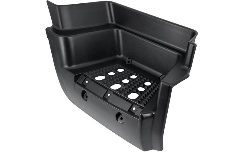 Iveco Eurotrakker (2007-) Caja de Escalón Derecha (Negro)