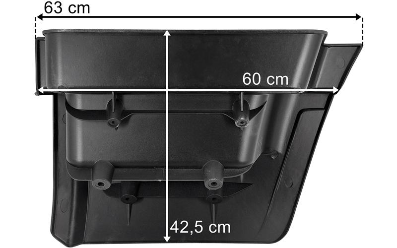 Iveco Eurotrakker (2007-) Coque de Marche Droite (Noir)