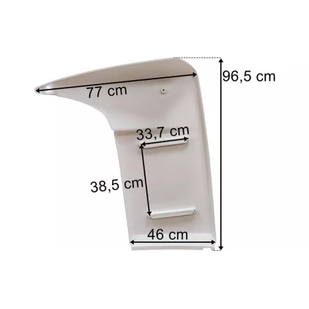 Iveco Stralis Hi-Way (2013-) Upper Cab Spoiler RH
