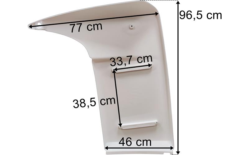 Iveco Stralis Hi-Way (2013-) Spoiler de Cabine Supérieur Droit
