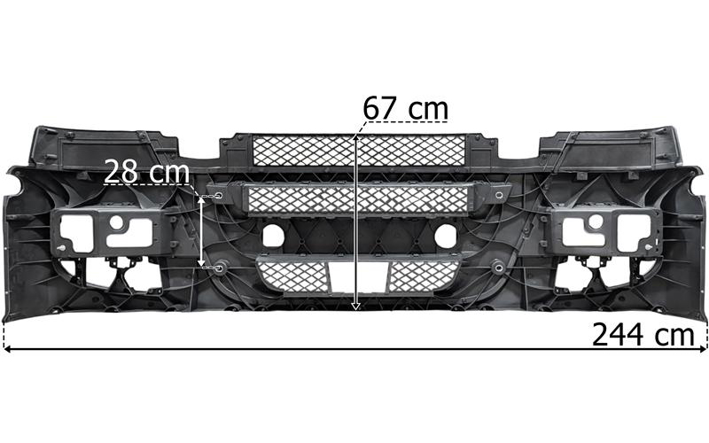 Iveco Stralis AS (2007-) Zderzak Przedni z Radarem