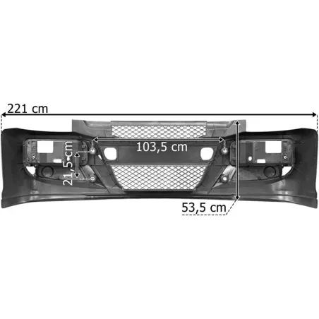 Iveco Eurocargo 130 (2010-) Bumper (Without Fog Lamp Holes)