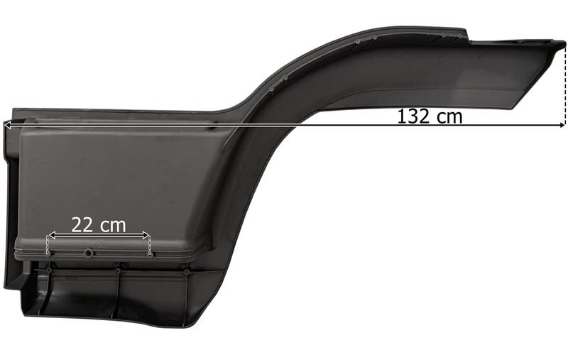 Iveco Eurocargo III 75 / 120 (2009-) Marchepied Droit (Plastique)