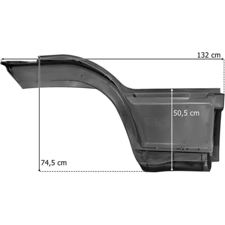 Iveco Eurocargo III 75 / 120 (2009-) Marchepied Gauche (Plastique)