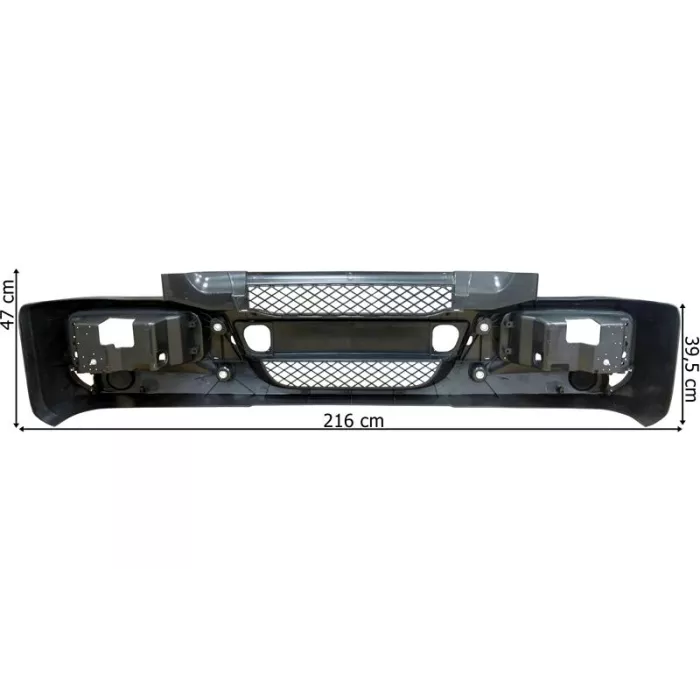 Iveco Eurocargo 75 / 120 (2009-) Front Bumper Without Fog Lamp Holes