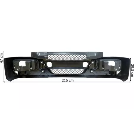 Iveco Eurocargo 75 / 120 (2009-) Front Bumper Without Fog Lamp Holes