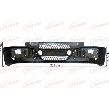Iveco Eurocargo 75 / 120 (2009-) Front Bumper Without Fog Lamp Holes