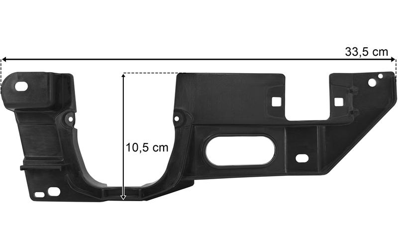 Iveco Eurocargo Ver. IV (2016-) Support Des Projecteurs Antibrouillard Gauche