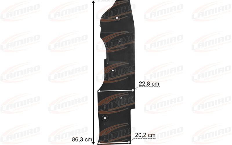 Iveco S-Way Couvercle de Pare-chocs Droite