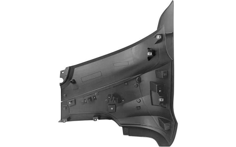 Iveco S-Way Stoßstangenecke Rechts (Schwarz, 2 Halter)
