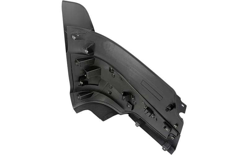 Iveco S-Way Puntera Paragolpes Izq (Negro, 2 Soportes)