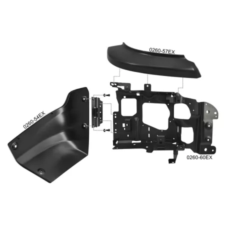 Iveco T-Way Headlamp Upper Cover RH