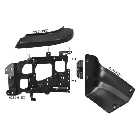 Iveco T-Way Soporte de Faro Izquierdo