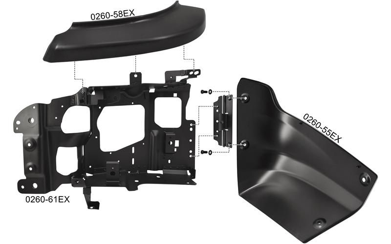 Iveco T-Way Headlamp Bracket LH
