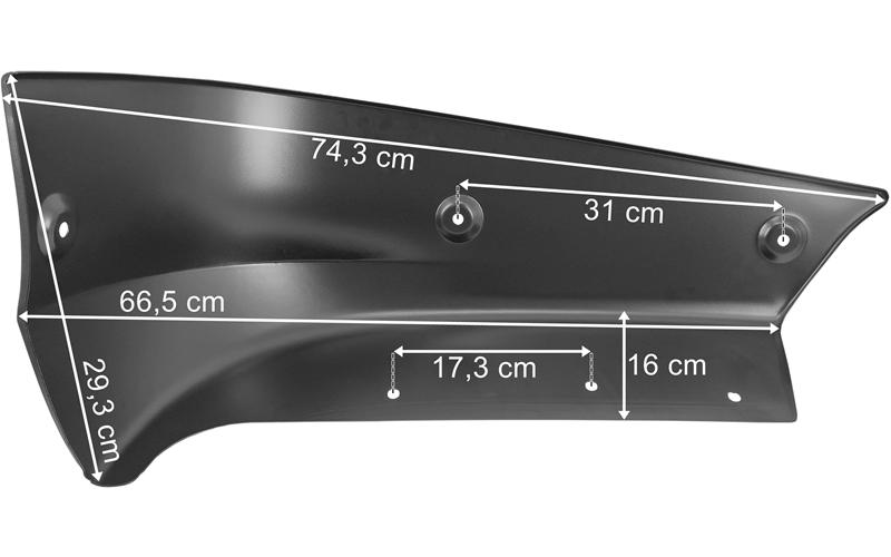 Iveco X-Way Narożnik Zderzaka Dolny Lewy (Metalowy)
