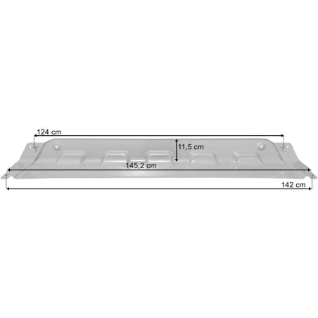 Iveco X-Way Bumper Center (Steel)