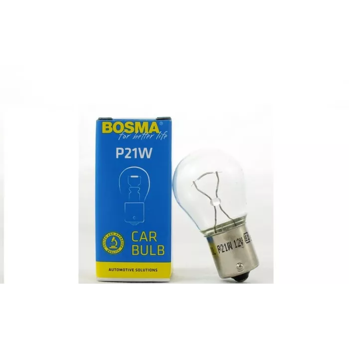 Bosma ЛАМПА 24V 21W P21W BA15S (5 ШТ.)