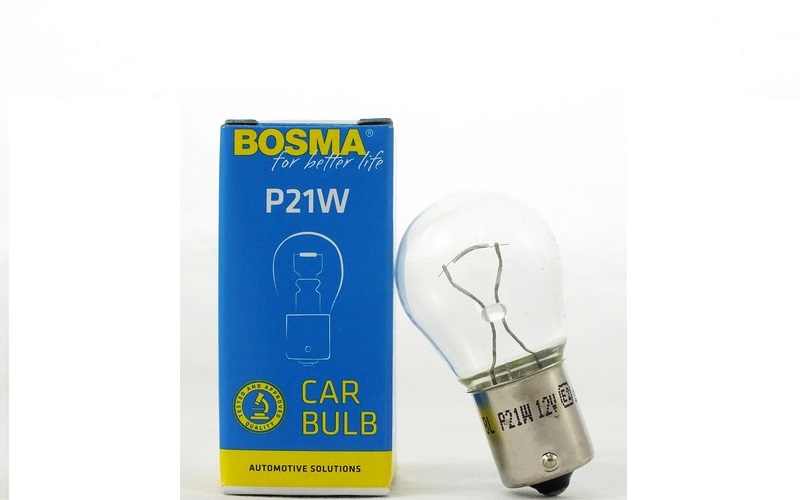 Bosma Bombilla 24V 21W P21W BA15S (5 Piezas)