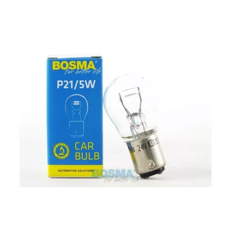 Bosma Bombilla 24V 21 / 5W P21 / 5W BAY15D (Paquete Individual)