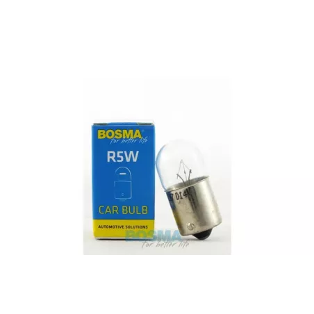 Bosma Bulb 24V 5W R5W BA15S 18x37 (Single Box)