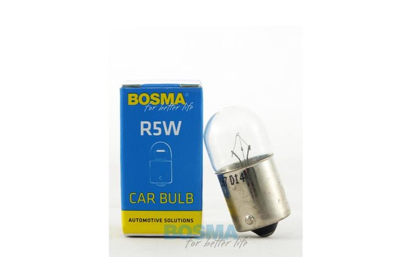 Bosma Bombilla 24V 5W R5W BA15S 18x37 (Paquete Individual)